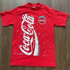 Vintage Coca Cola Coke T-Shirt Mens Large Red Single Stitch 1994 Made In USA